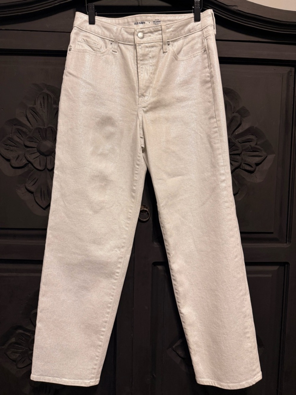 Old Navy OG Loose High-Rise Jeans in Ivory